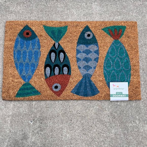 Fish Decor Doormat - Picture 1 of 2